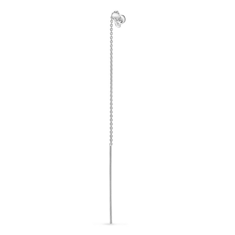Leaf Chain kædeørering i sølv fra Jane Kønig (11 cm)